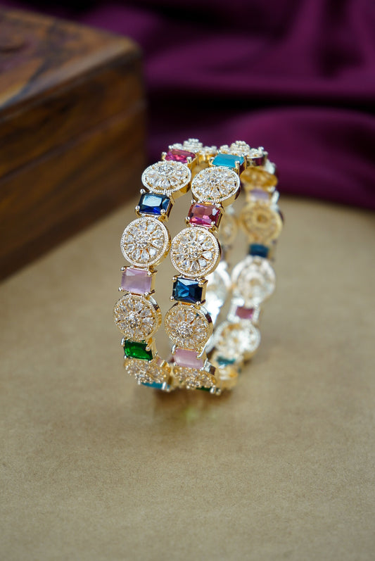 Multy Premium AD Bangles for Women