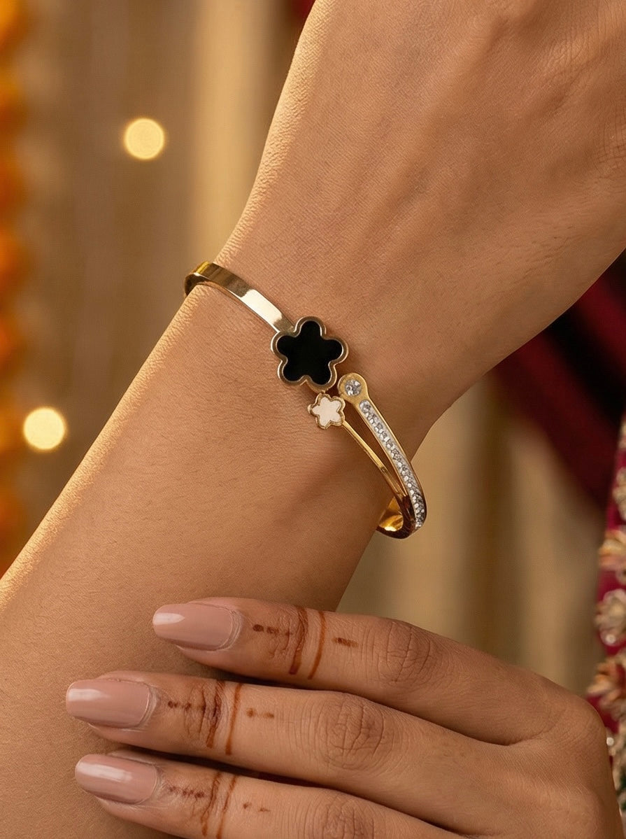 Elegant Rose Gold Anti-Tarnish Bracelet – Waterproof & Sweatproof