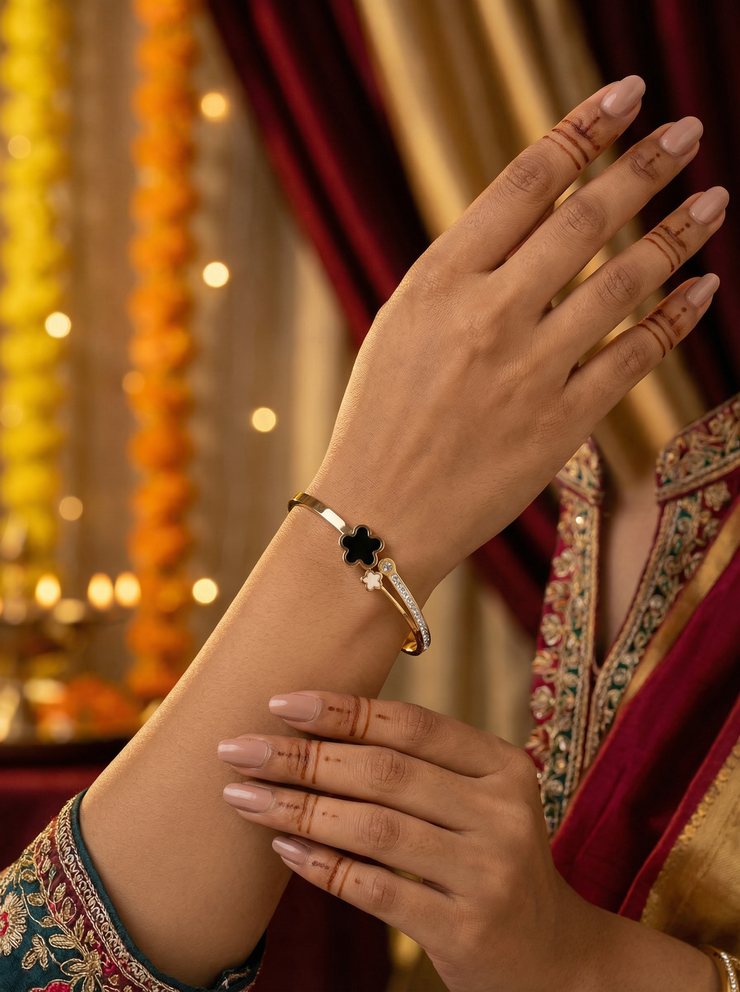 Elegant Rose Gold Anti-Tarnish Bracelet – Waterproof & Sweatproof