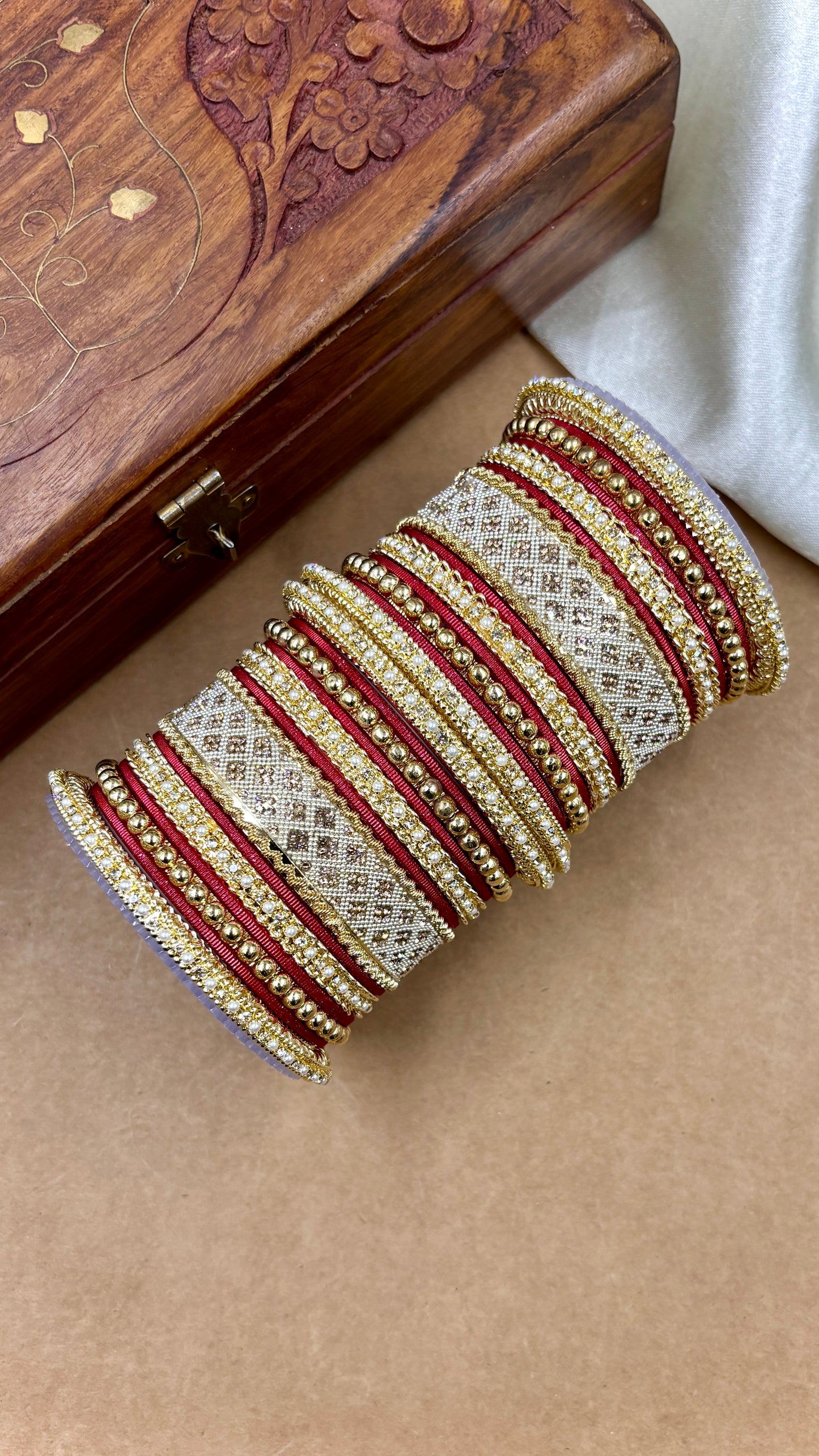 Stylish Red Women Bangles