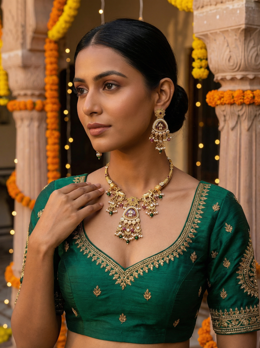 Temple Style Heritage Necklace