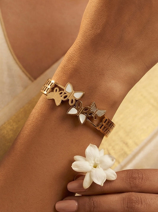 Forever Glow Rose Gold Anti-Tarnish Bracelet – Waterproof & Stylish