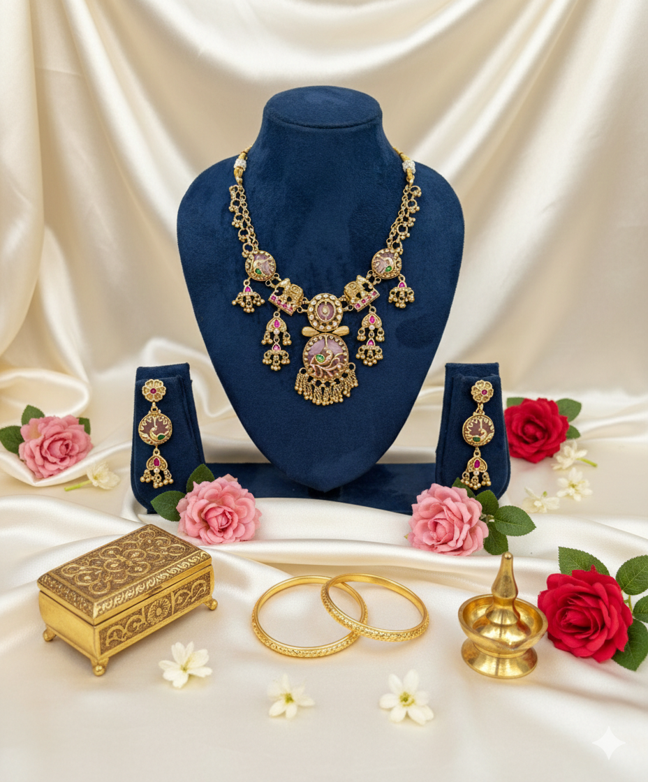 Temple Style Heritage Necklace