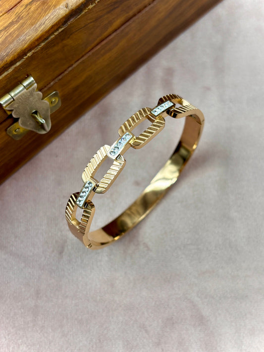 Waterproof Rose Gold Anti-Tarnish Bracelet – Perfect for Daily Wear