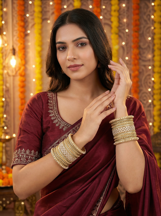 Stylish Pistagrey Women Bangles