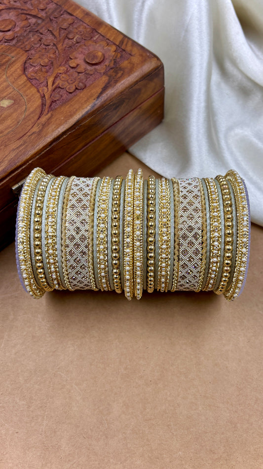 Stylish Pistagrey Women Bangles