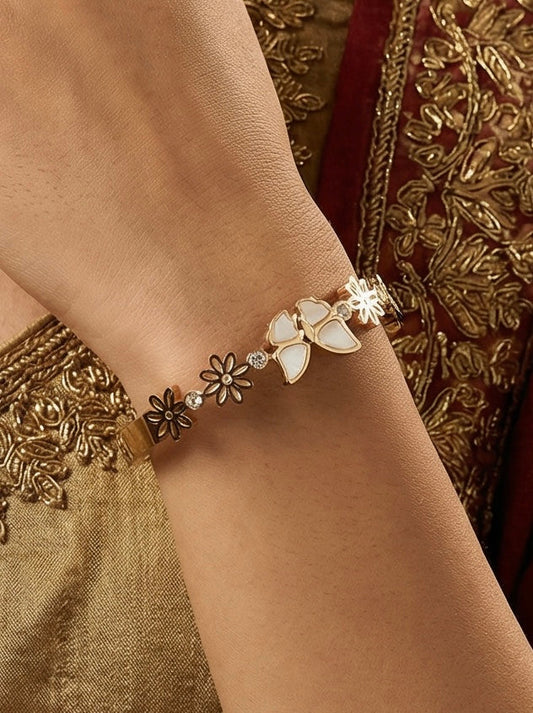 Elegant Rose Gold Chain Bracelet – Anti-Tarnish Finish