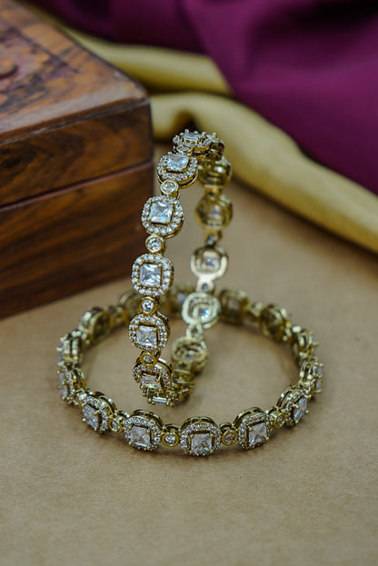 Elegant Mehandi Polish AD Kada for Weddings