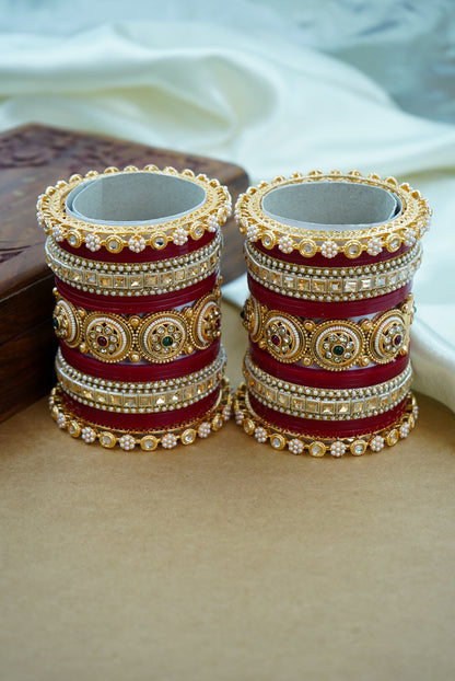 Traditional Heritage Punjabi Chooda with Kada