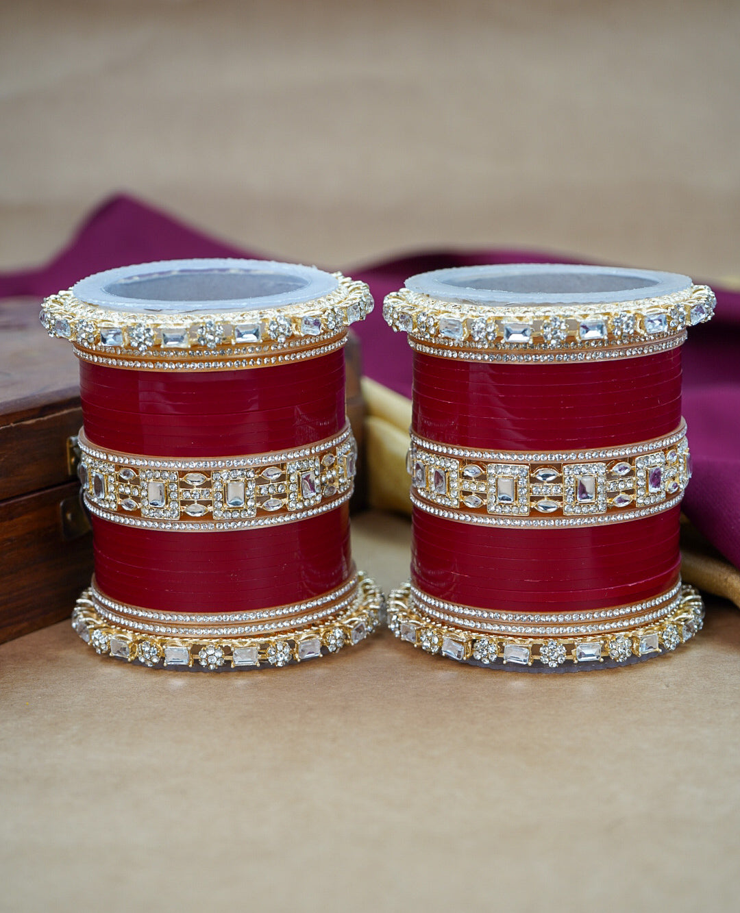 Modern Punjabi Wedding Chuda Set