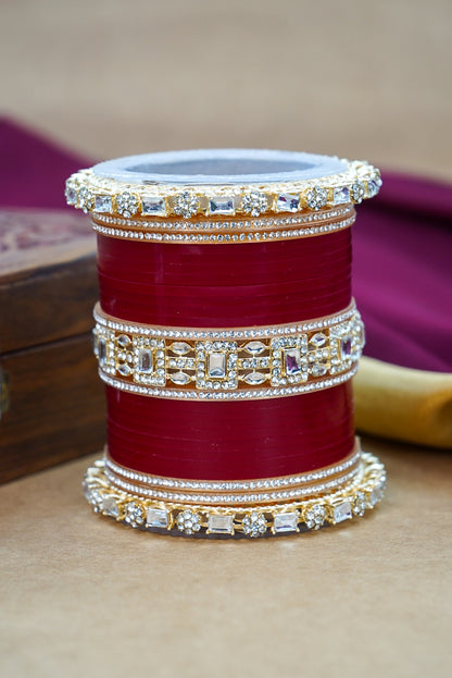 Modern Punjabi Wedding Chuda Set